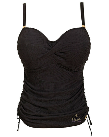 Fantasie 6356 Black Ottawa Underwire Tankini Top MYSELFLINGERIE.COM